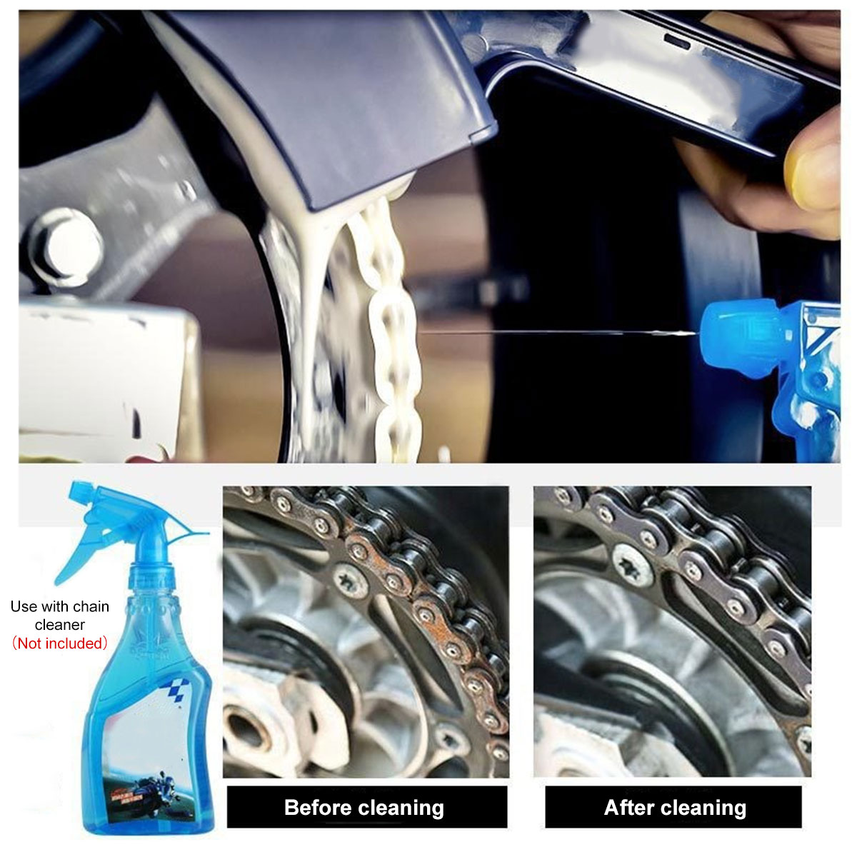 Nettoyeur de chaîne de vélo de - Motorcycle Gear Up avis et prix