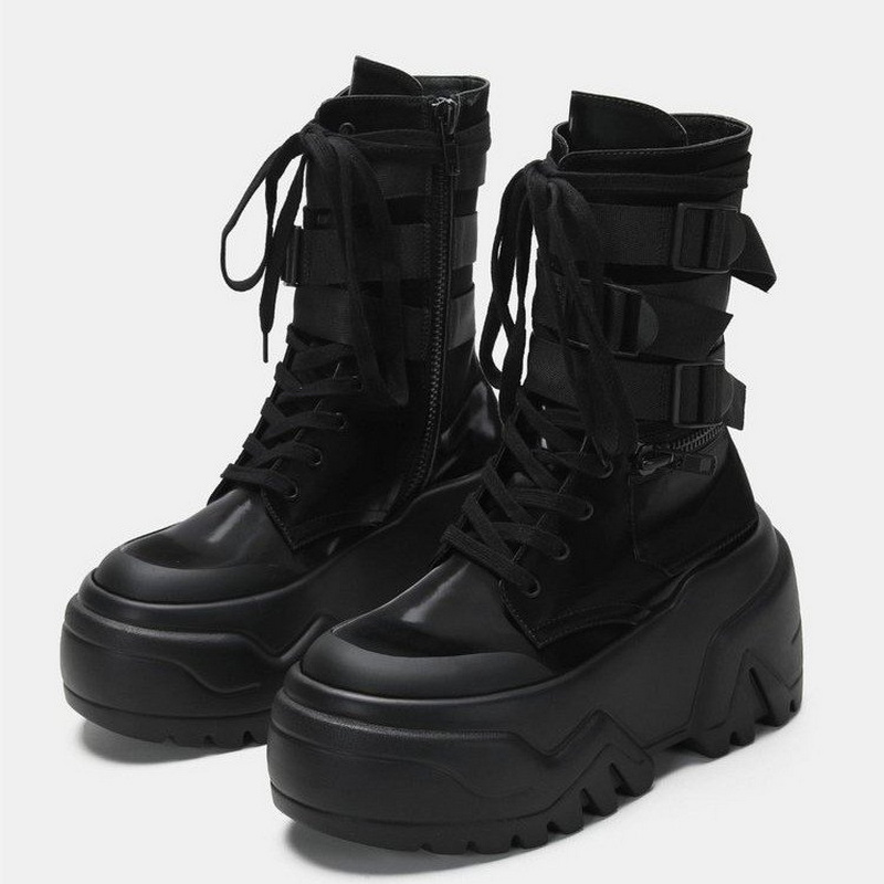 Bottes de moto à plateforme ép - Motorcycle Gear Pants avis et prix