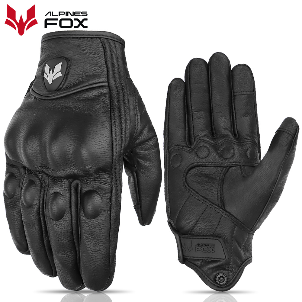 Gants de moto perforés en cuir - Motorcycle Gear Fox avis et prix
