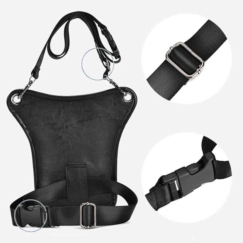 Sac de taille Vintage en cuir  - Motorcycle Gear Bag avis et prix